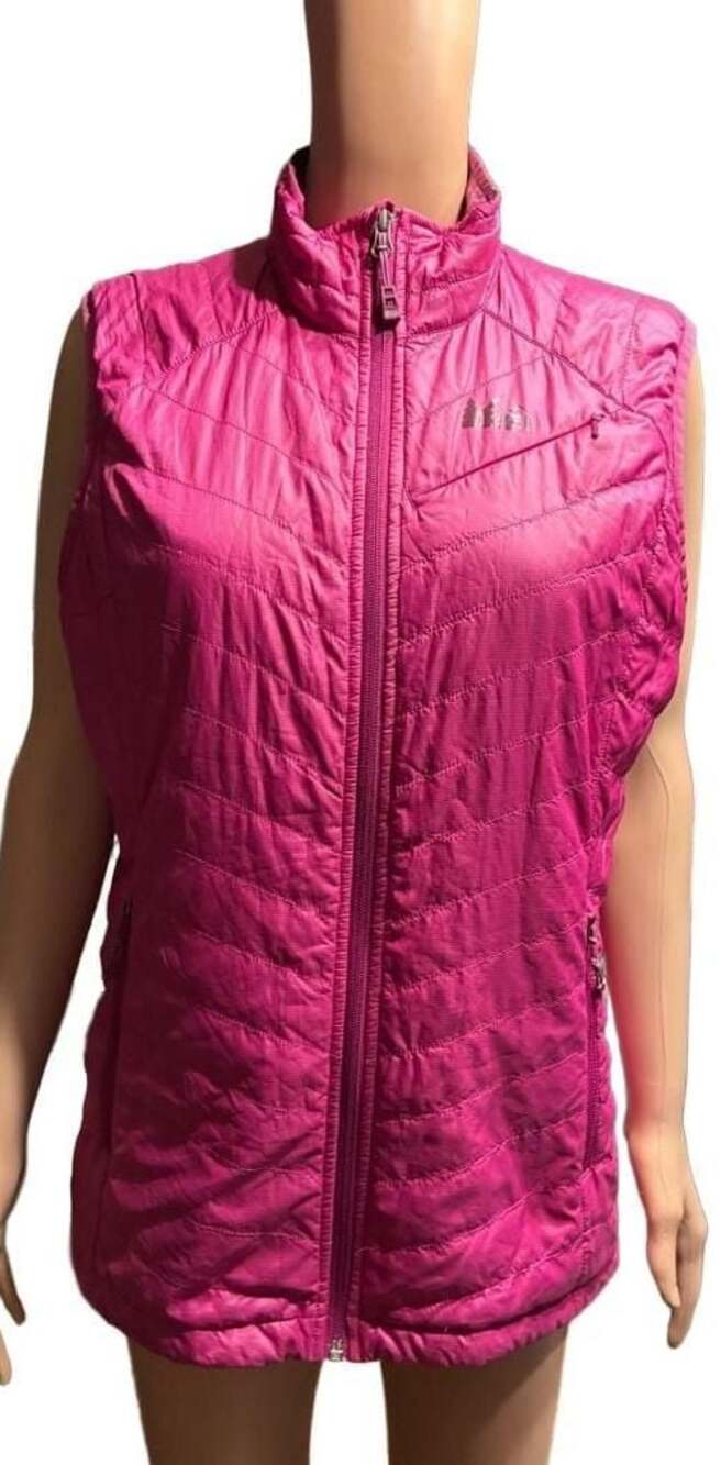 REI Co-op Women's Pink PrimaLoft Insulated Quilted Puffer Vest